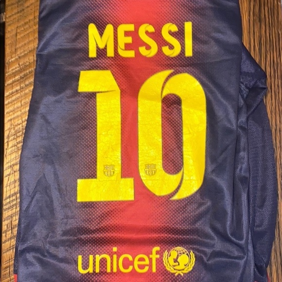 EUC 2012 Barcelona Messi jersey - Picture 8 of 14